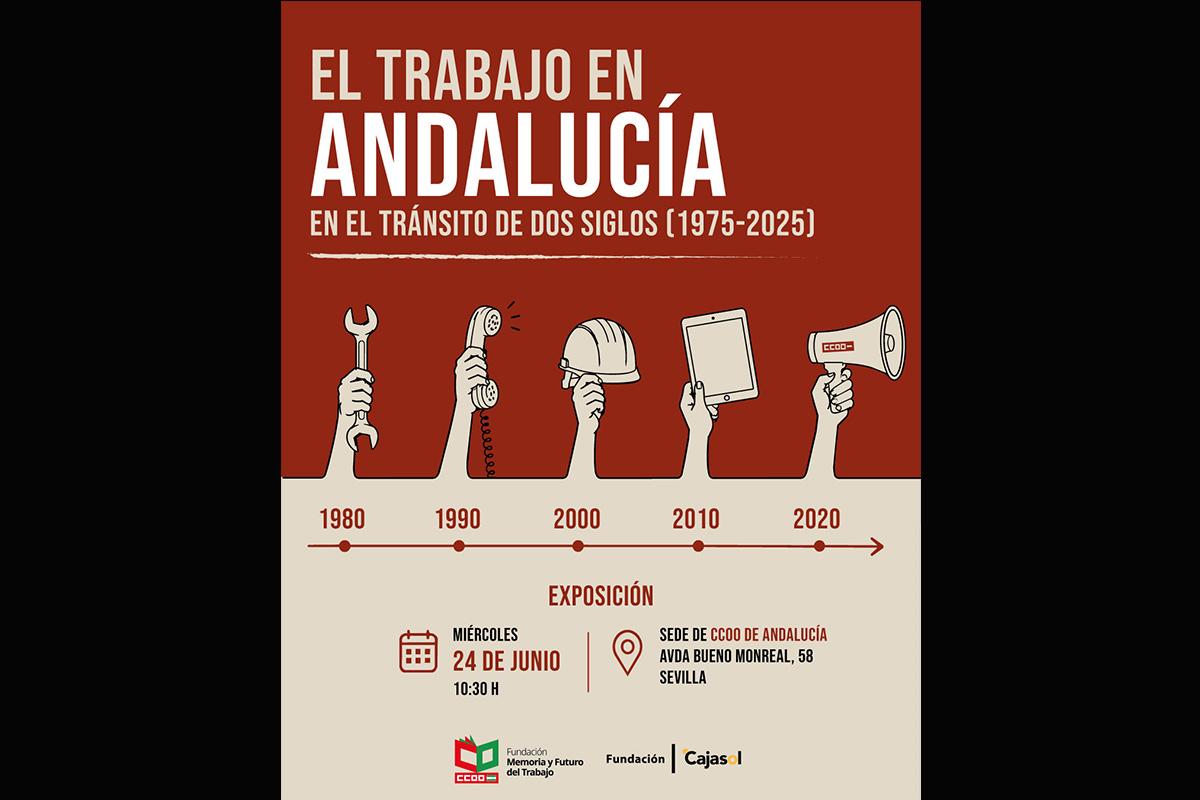 El trabajo en Andalucía en el tránsito de dos siglos (1975-2025). Cartel