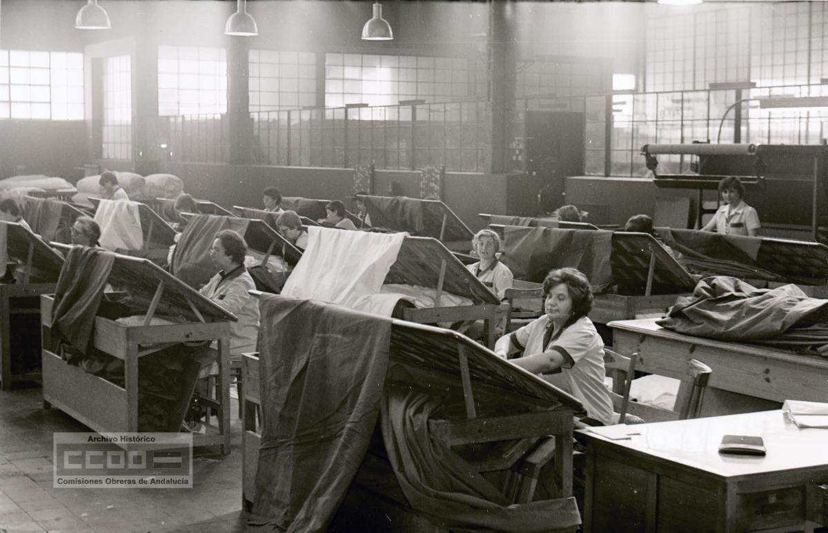 Trabajadoras de Hytasa (Foto: Maca - AHCCOO de Andaluca)