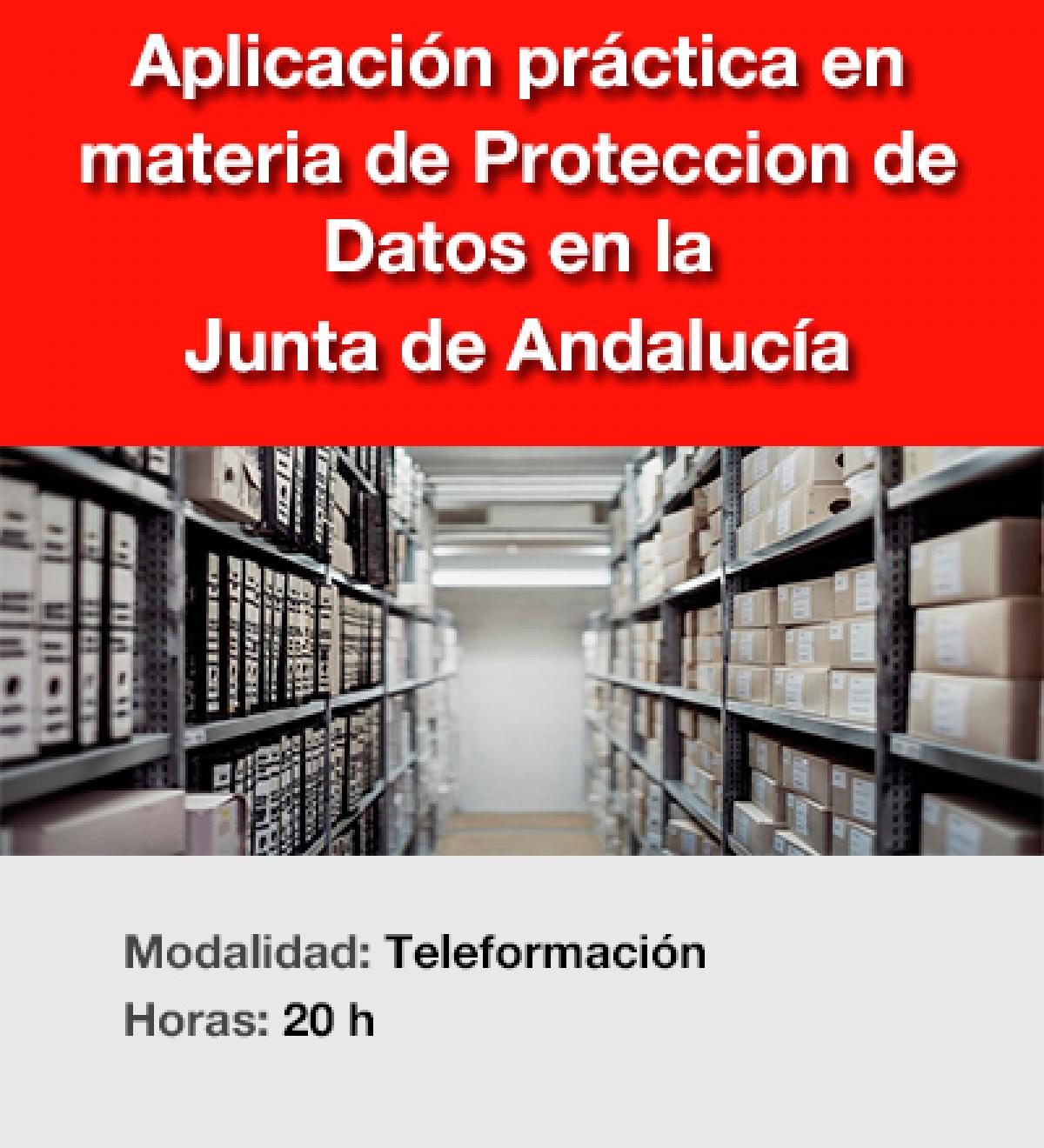 Aplic pract Protección Datos en la JA