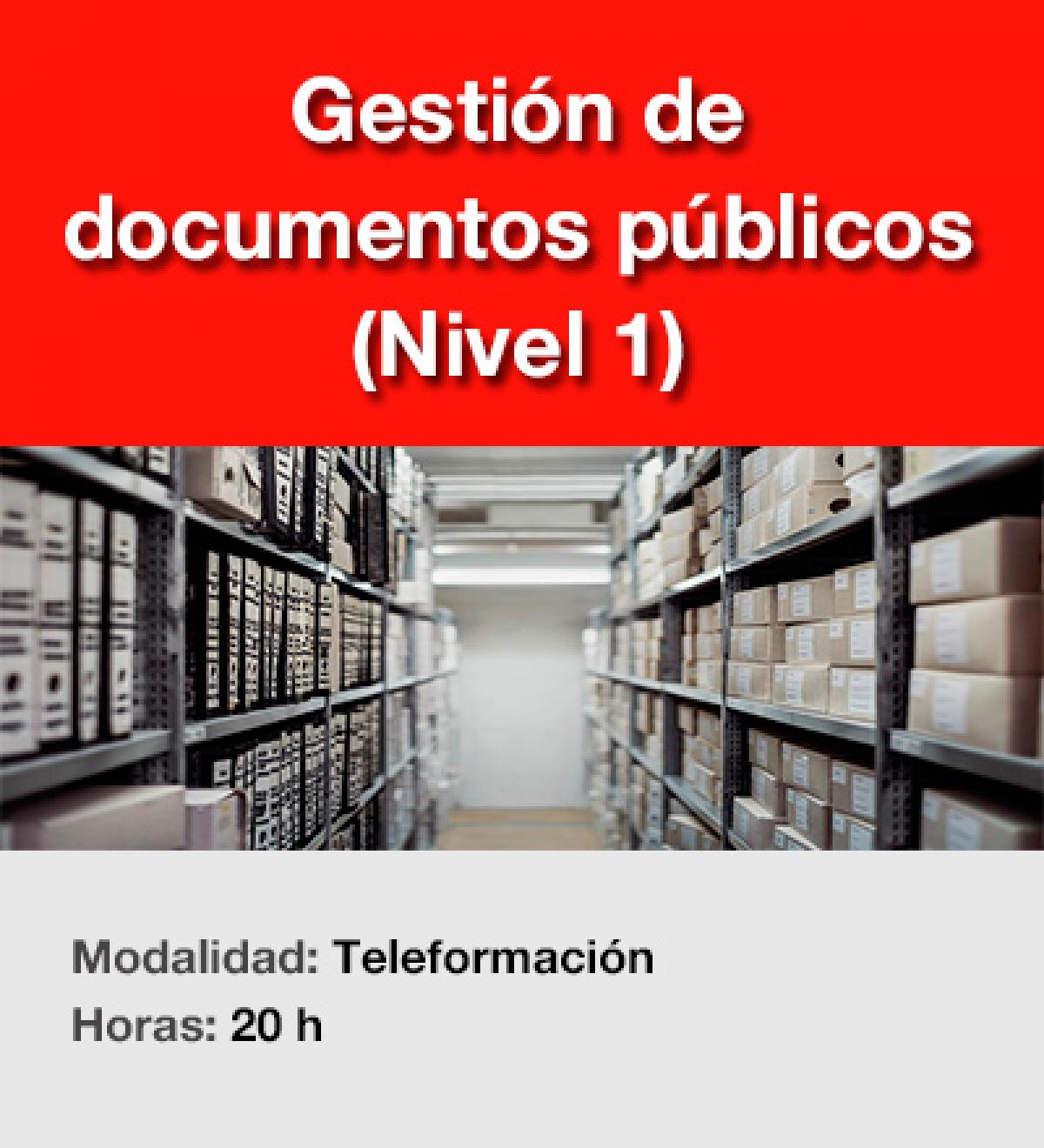 Gestin de documentos pblicos (nivel 1)