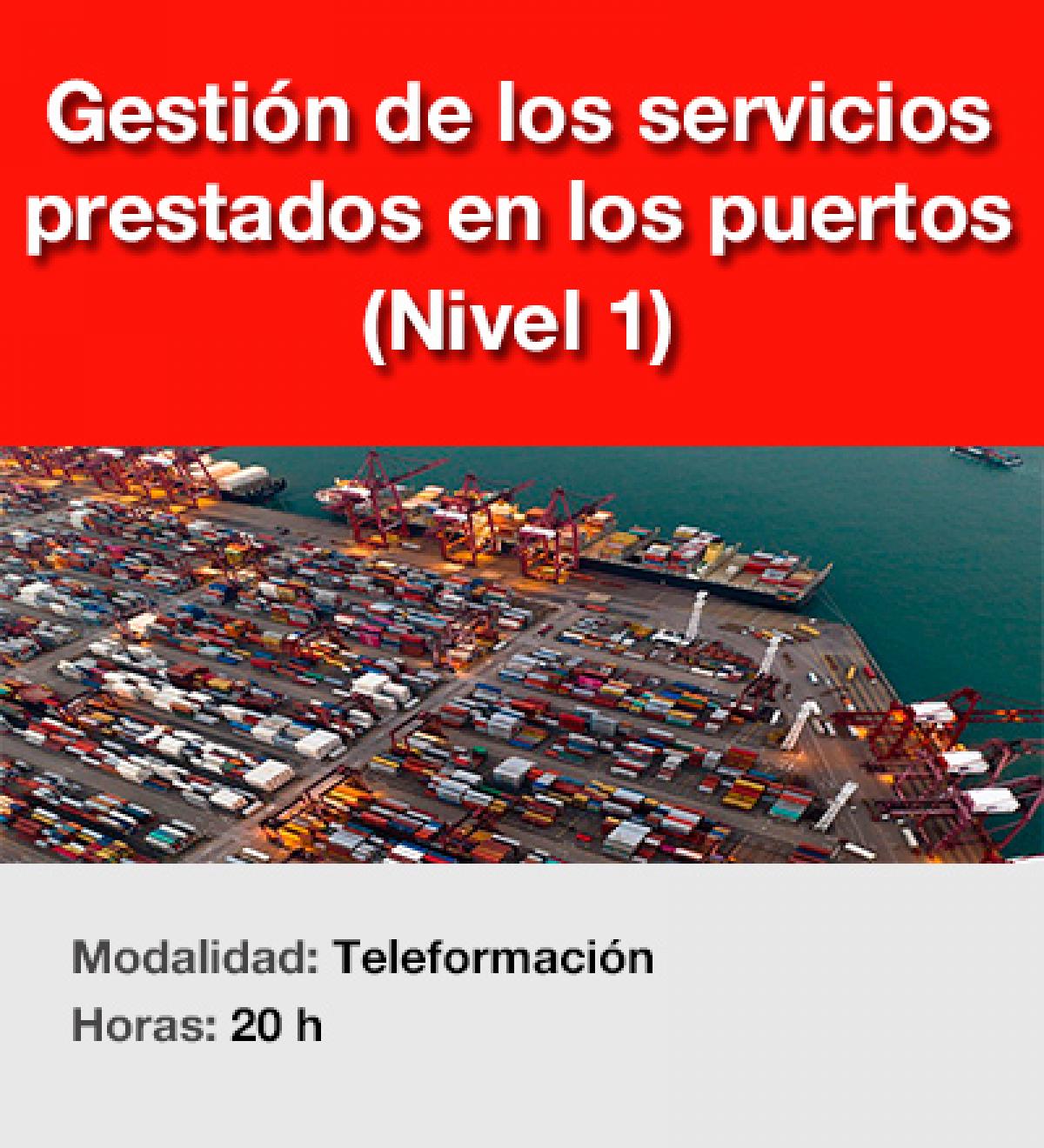 Gestin de los servicios prestados en los puertos (Nivel 1)