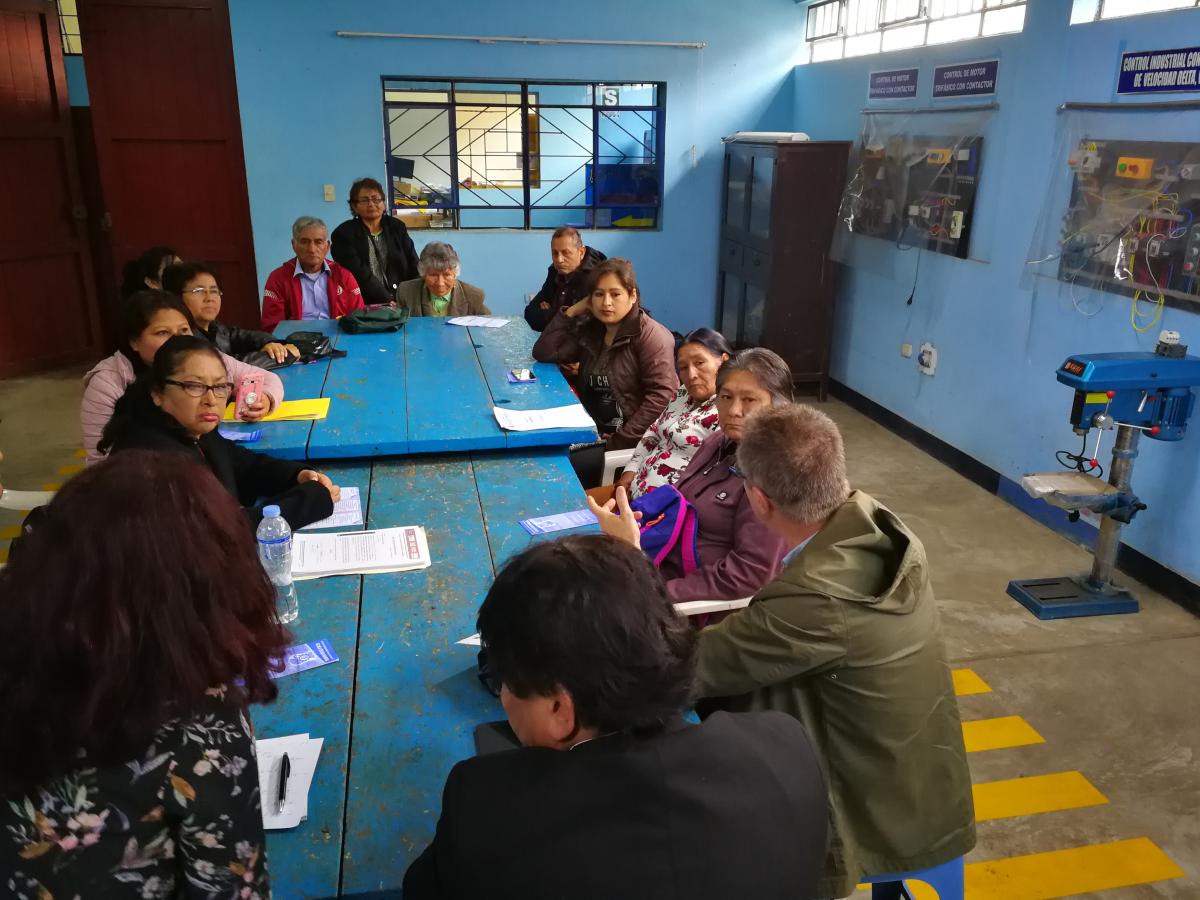 La FESCA participa en el taller organizado por los principales sindicatos de Per.