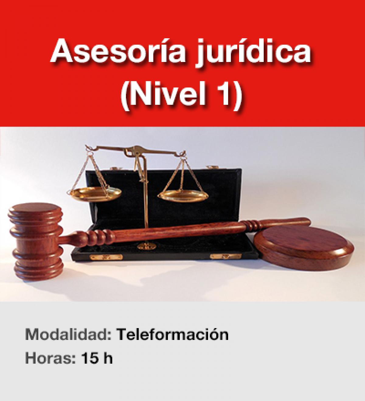 Asesora jurdica (Nivel 1)