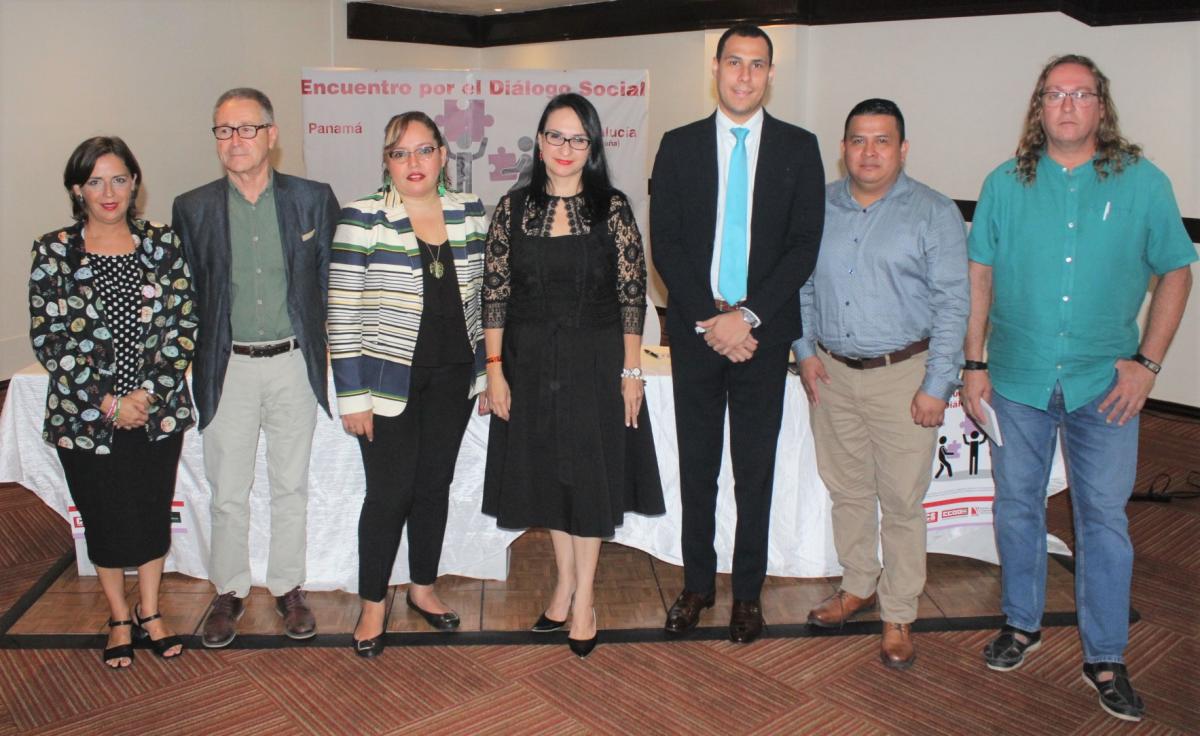 Inauguracin Encuentro por el Dilogo Social en Panam